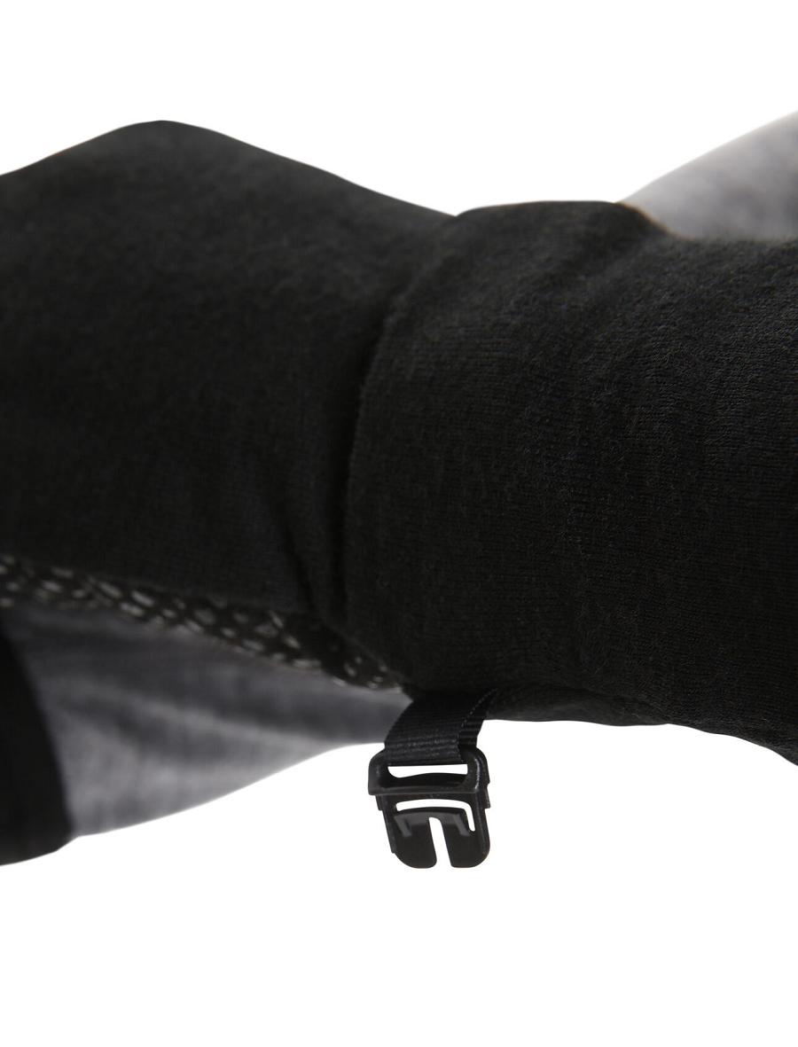 Black Men's Icebreaker Unisex Merino Quantum Gloves | USA 1058BEXC